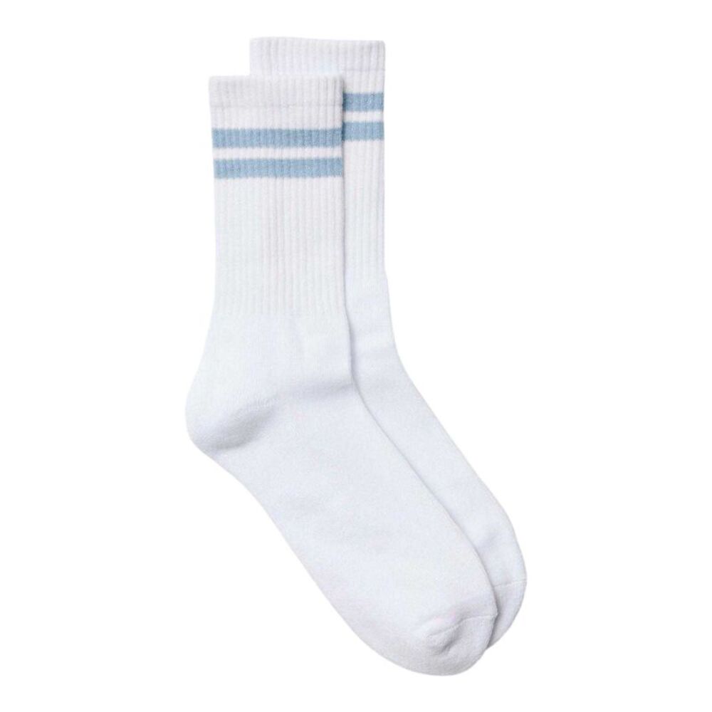 Vero Moda Mens Sport Crew Socks / White/Skyway